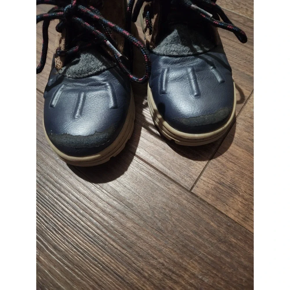 Carter's Boots‎ Shoes Youth Size 13M Navy Brown Gray Duck Winter Kids
